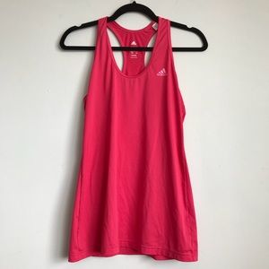 Adidas S Climalite Workout Hot Pink racerback Tank